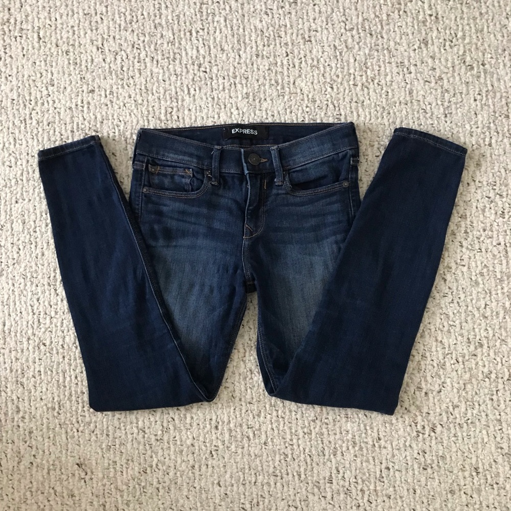 Mid-Rise Express Jeggings